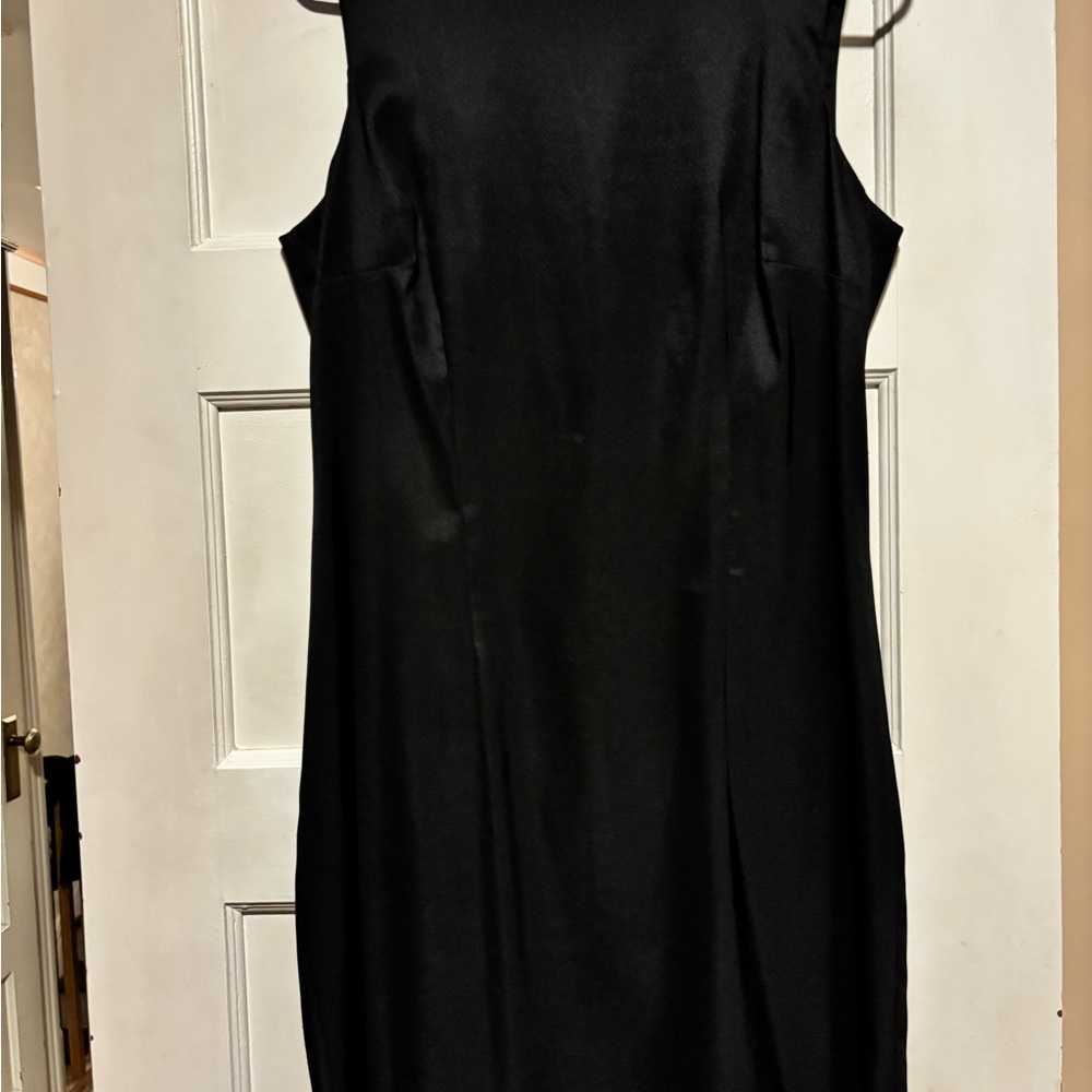 dressbarn Classic Black Midi Dress